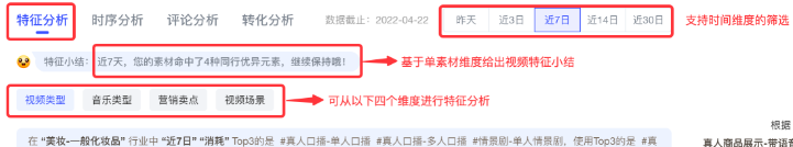 抖音广告素材诊断:特征分析 抖音广告素材诊断:特征分析