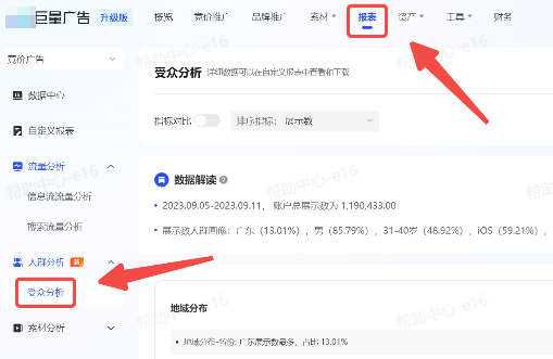 抖音广告【受众分析】产品功能：账户整体受众