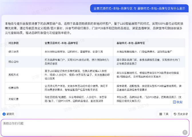 抖音品牌智能询量广告