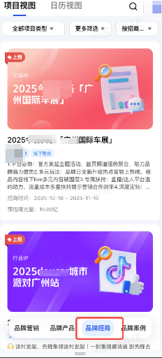 抖音品牌项目视图广告
