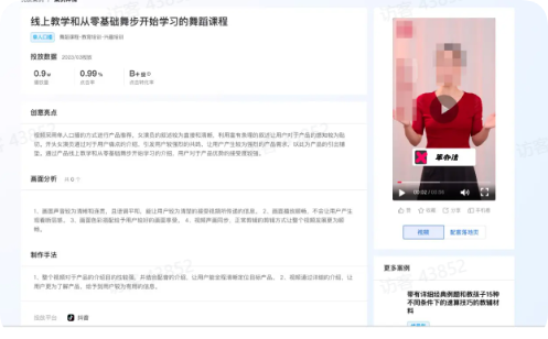 抖音广告精选案例拆解