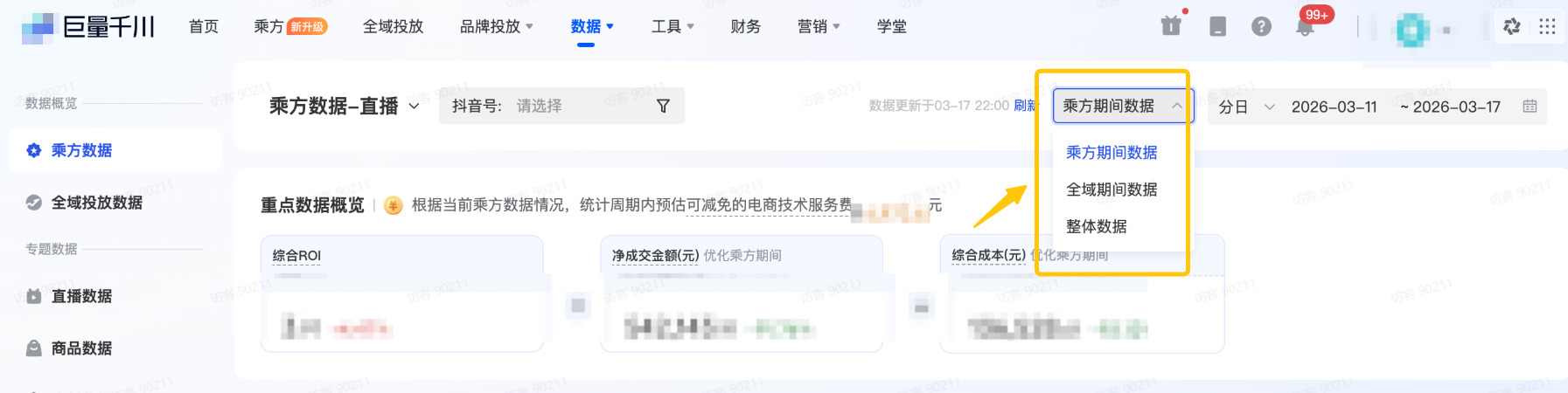 抖音广告整体数据 抖音广告整体数据
