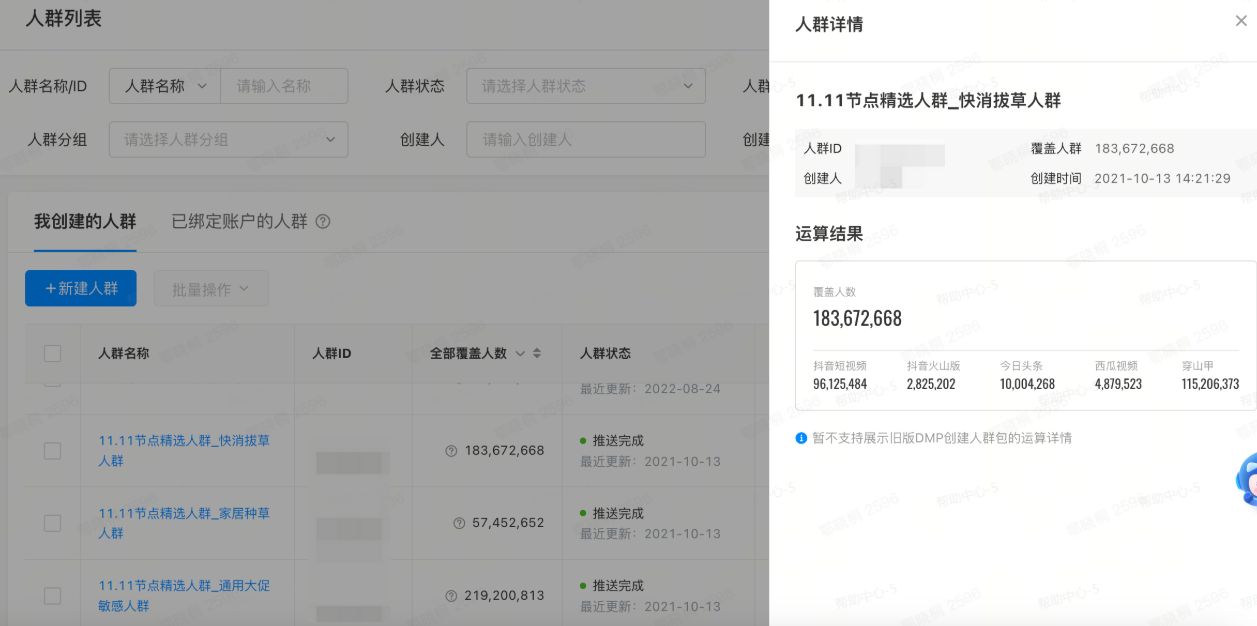 抖音广告人群详情 抖音广告人群详情