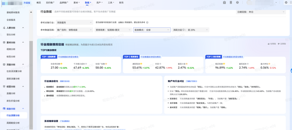 抖音广告行业投放情况 抖音广告行业投放情况