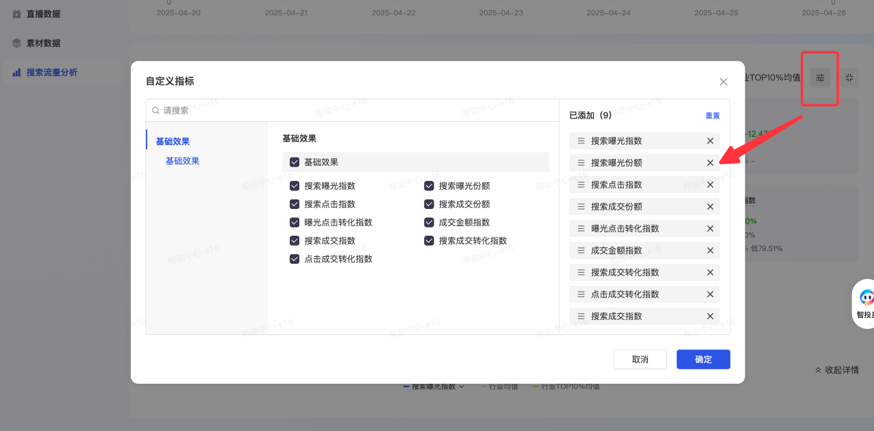 抖音广告自定义指标 抖音广告自定义指标