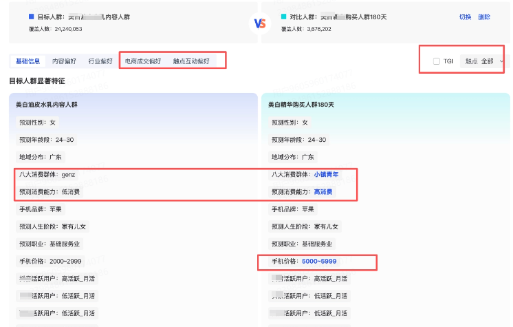 抖音广告平台圈选目标人群包