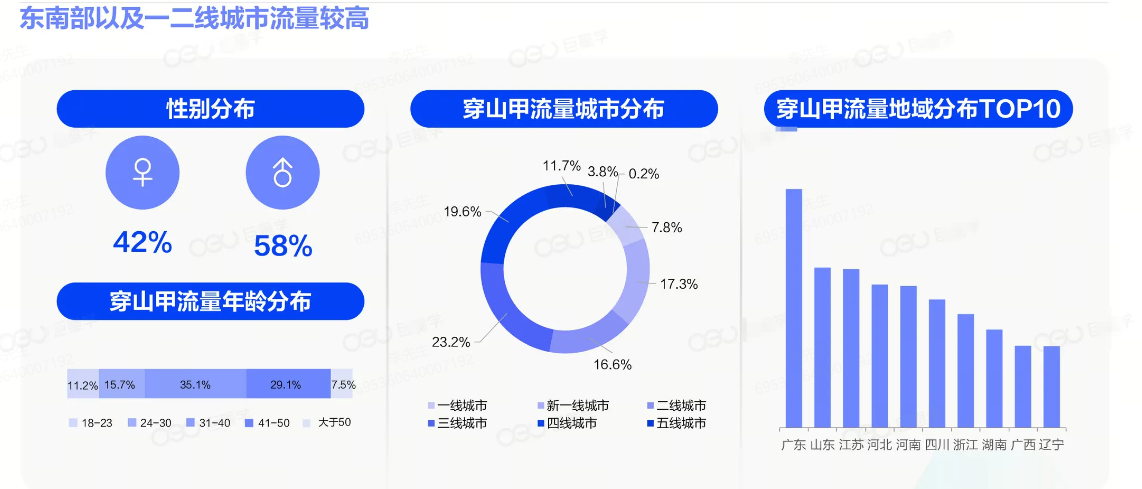 抖音广告流量分布较高城市