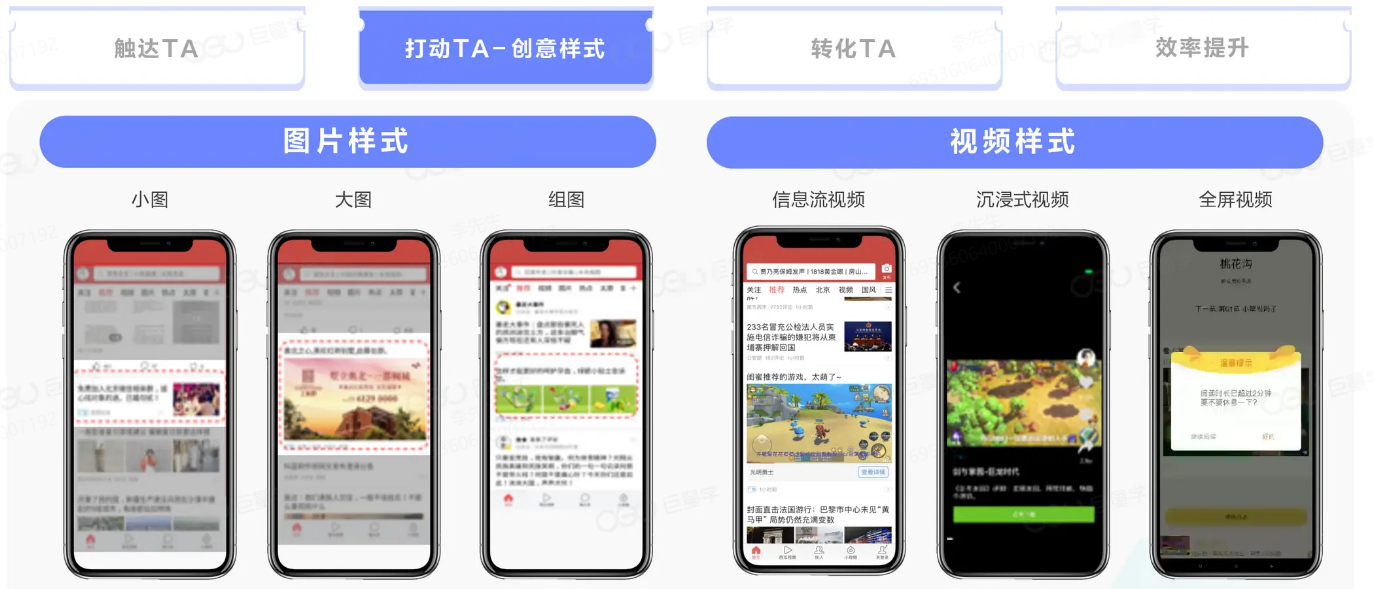 抖音广告多元素材样式