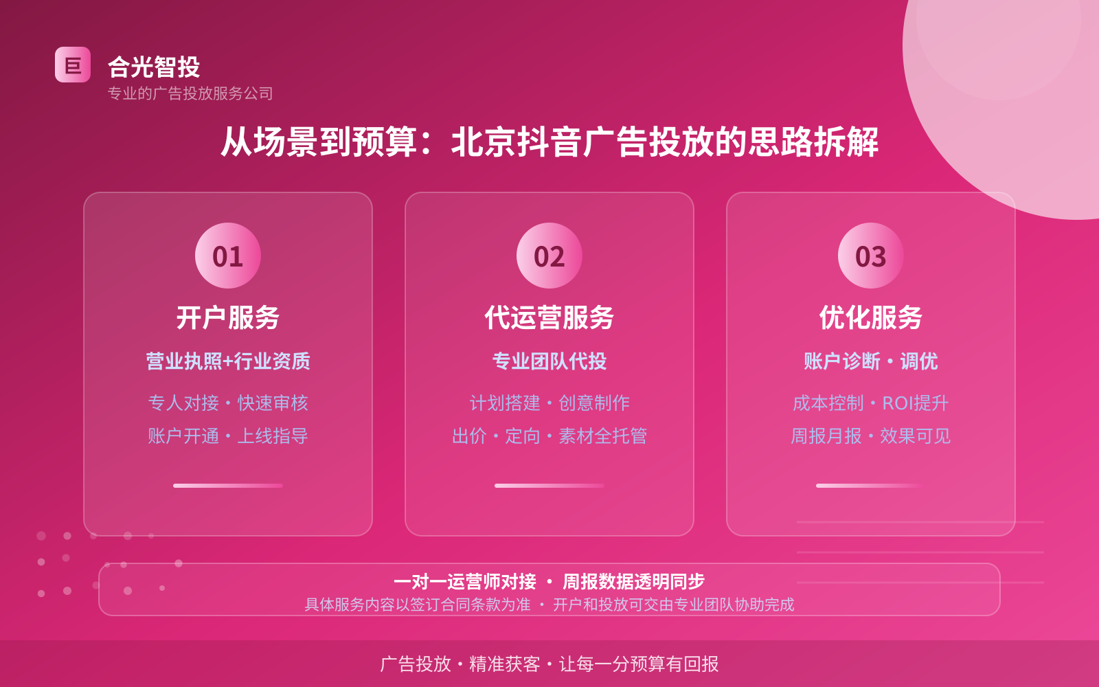 从场景到预算：北京抖音广告投放的思路拆解（投放总览）